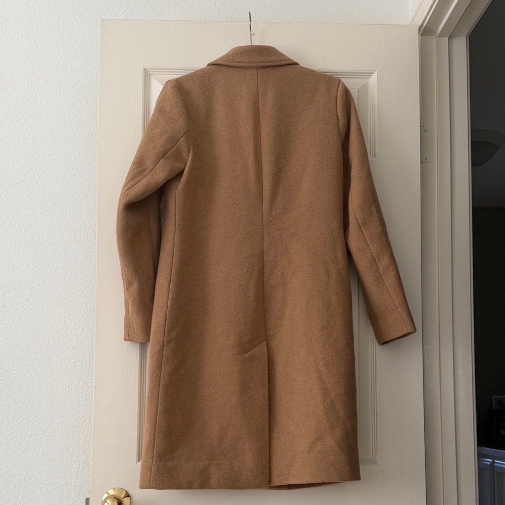 Abercrombie & Fitch Camel Trench Coat - Picture 6 of 7